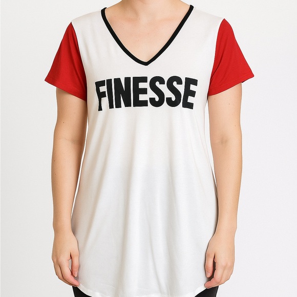 (A11) Ups & Downs Finesse ShortSleeve top, Size Medium, NWT - Picture 1 of 8